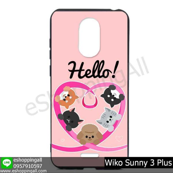 MWI-004A101 Wiko Sunny 3 Plus เคสมือถือวีโก้ซันนี่แบบยางนิ่มพิมพ์ลาย