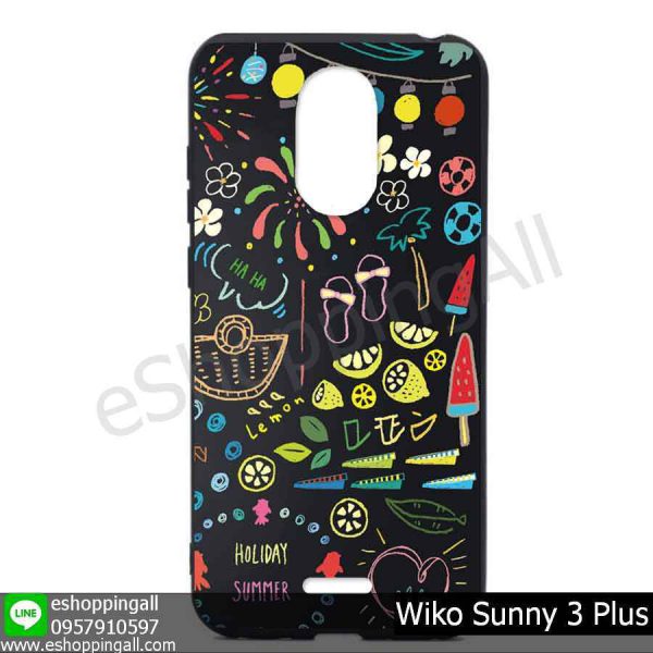 MWI-004A106 Wiko Sunny 3 Plus เคสมือถือวีโก้ซันนี่แบบยางนิ่มพิมพ์ลาย