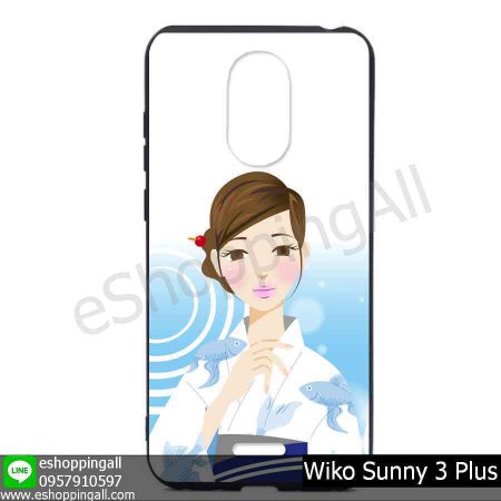 MWI-004A129 Wiko Sunny 3 Plus เคสมือถือวีโก้ซันนี่แบบยางนิ่มพิมพ์ลาย