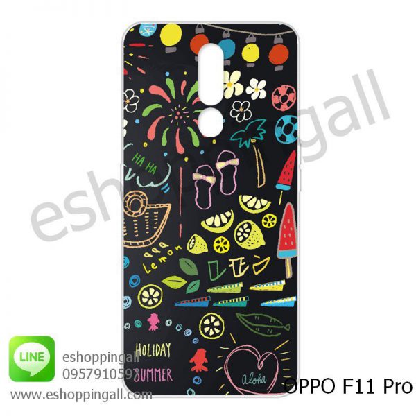 MOP-006A109 OPPO F11 Pro เคสมือถือออปโป้แบบแข็งพิมพ์ลาย