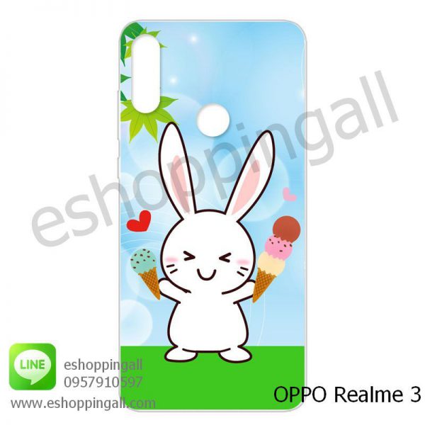 MOP-007A102 OPPO Realme3 เคสมือถือออปโป้แบบแข็งพิมพ์ลาย