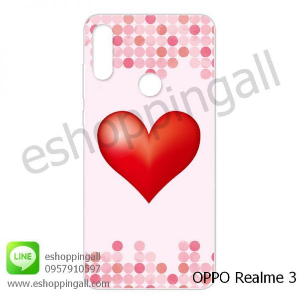 MOP-007A110 OPPO Realme3 เคสมือถือออปโป้แบบแข็งพิมพ์ลาย