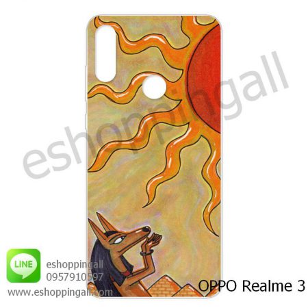 MOP-007A119 OPPO Realme3 เคสมือถือออปโป้แบบแข็งพิมพ์ลาย