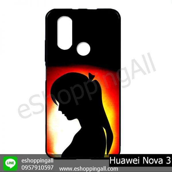 MHW-003A404 Huawei Nova 3 เคสมือถือหัวเหว่ยแบบยางนิ่มพิมพ์ลาย