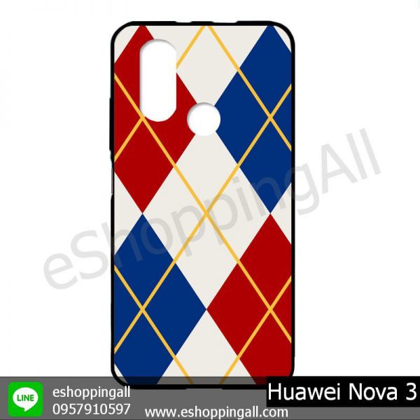 MHW-003A407 Huawei Nova 3 เคสมือถือหัวเหว่ยแบบยางนิ่มพิมพ์ลาย