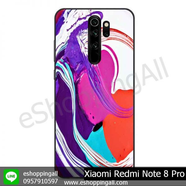 MXI-009A102 Xiaomi Redmi Note 8 Pro เคสมือถือเสี่ยวมี่ขอบยางพิมพ์ลายเคลือบใส