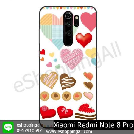 MXI-009A114 Xiaomi Redmi Note 8 Pro เคสมือถือเสี่ยวมี่ขอบยางพิมพ์ลายเคลือบใส