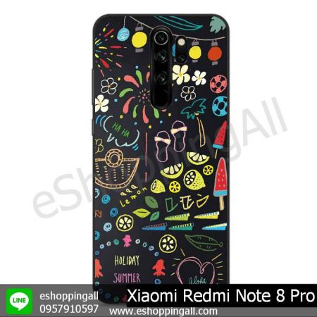 MXI-009A115 Xiaomi Redmi Note 8 Pro เคสมือถือเสี่ยวมี่ขอบยางพิมพ์ลายเคลือบใส