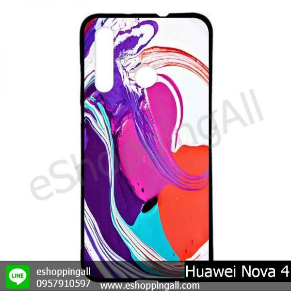 MHW-005A411 Huawei Nova 4 เคสมือถือหัวเหว่ยแบบยางนิ่มพิมพ์ลาย