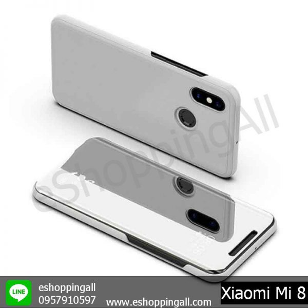 MXI-007A303 Xiaomi Mi8 เคสมือถือเสี่ยวมี่ฝาพับอะคริลิค