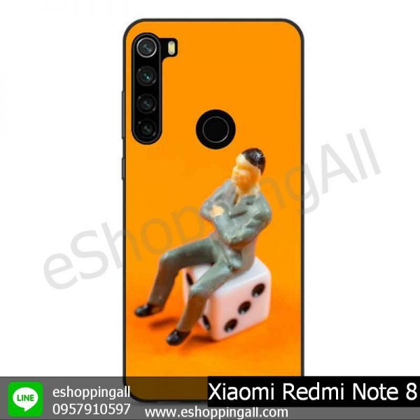 MXI-010A115 Xaomi Redmi Note 8 เคสมือถือเสี่ยวมี่ขอบยางพิมพ์ลายเคลือบใส