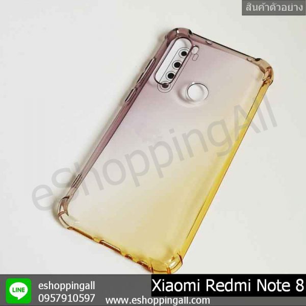 MXI-010A204 Xaomi Redmi Note 8 เคสมือถือเสี่ยวมี่แบบยางนิ่ม สีพาสเทล