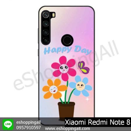 MXI-010A103 Xaomi Redmi Note 8 เคสมือถือเสี่ยวมี่ขอบยางพิมพ์ลายเคลือบใส