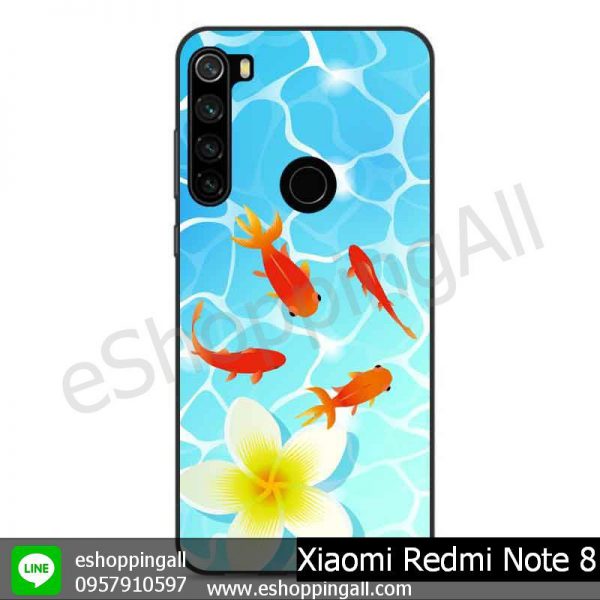 MXI-010A105 Xaomi Redmi Note 8 เคสมือถือเสี่ยวมี่ขอบยางพิมพ์ลายเคลือบใส