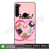 MXI-010A107 Xaomi Redmi Note 8 เคสมือถือเสี่ยวมี่ขอบยางพิมพ์ลายเคลือบใส
