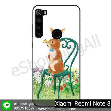 MXI-010A108 Xaomi Redmi Note 8 เคสมือถือเสี่ยวมี่ขอบยางพิมพ์ลายเคลือบใส