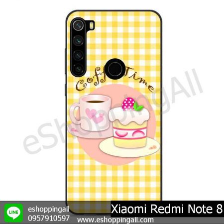 MXI-010A112 Xaomi Redmi Note 8 เคสมือถือเสี่ยวมี่ขอบยางพิมพ์ลายเคลือบใส