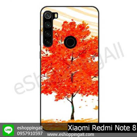 MXI-010A114 Xaomi Redmi Note 8 เคสมือถือเสี่ยวมี่ขอบยางพิมพ์ลายเคลือบใส