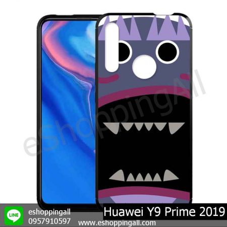 MHW-018A101 Huawei Y9 Prime 2019 เคสมือถือหัวเหว่ยขอบยางพิมพ์ลายเคลือบใส