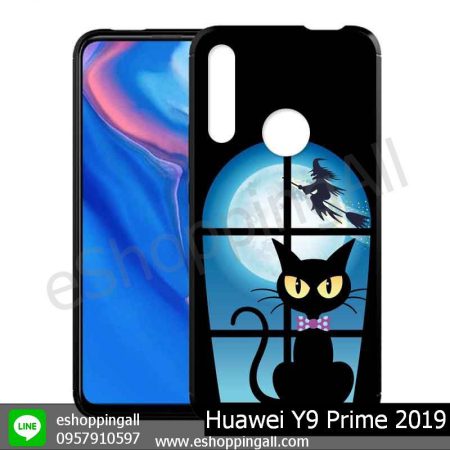 MHW-018A103 Huawei Y9 Prime 2019 เคสมือถือหัวเหว่ยขอบยางพิมพ์ลายเคลือบใส