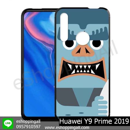 MHW-018A104 Huawei Y9 Prime 2019 เคสมือถือหัวเหว่ยขอบยางพิมพ์ลายเคลือบใส