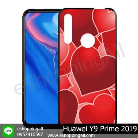 MHW-018A107 Huawei Y9 Prime 2019 เคสมือถือหัวเหว่ยขอบยางพิมพ์ลายเคลือบใส