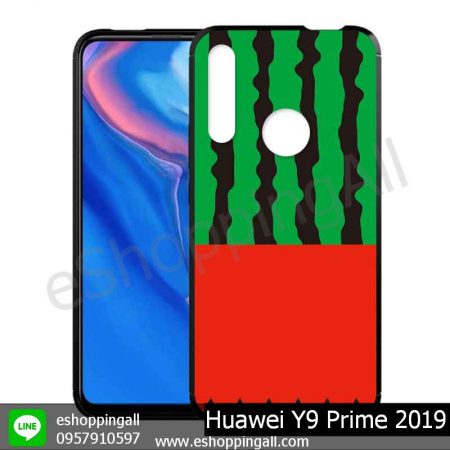 MHW-018A109 Huawei Y9 Prime 2019 เคสมือถือหัวเหว่ยขอบยางพิมพ์ลายเคลือบใส