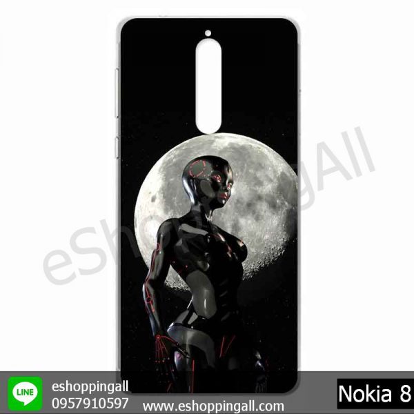 MNK-001A102 Nokia 8 เคสมือถือโนเกียแบบแข็งพิมพ์ลาย