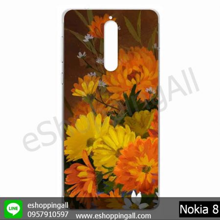 MNK-001A104 Nokia 8 เคสมือถือโนเกียแบบแข็งพิมพ์ลาย