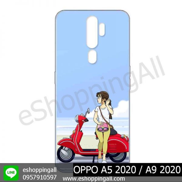 MOP-010A102 OPPO A5 2020 / A9 2020 เคสมือถือออปโป้แบบแข็งพิมพ์ลาย