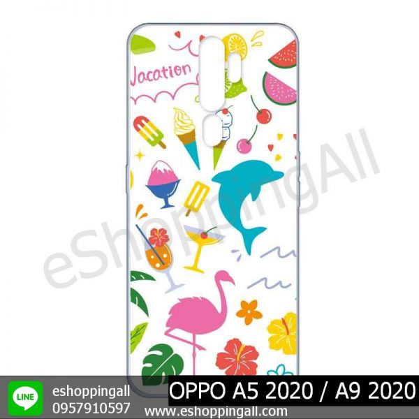 MOP-010A113 OPPO A5 2020 / A9 2020 เคสมือถือออปโป้แบบแข็งพิมพ์ลาย