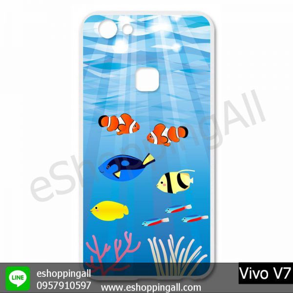 MVI-006A107 Vivo V7 เคสมือถือวีโว่แบบแข็งพิมพ์ลาย