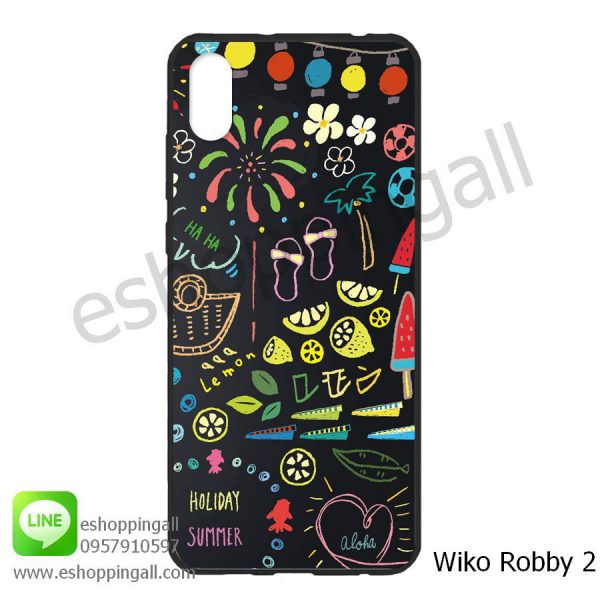 MWI-008A113 Wiko Robby 2 เคสมือถือวีโก้แบบยางนิ่มพิมพ์ลาย