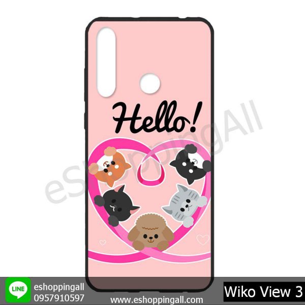 MWI-013A101 Wiko View 3 เคสมือถือวีโก้แบบยางนิ่มพิมพ์ลาย