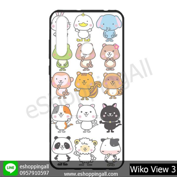 MWI-013A103 Wiko View 3 เคสมือถือวีโก้แบบยางนิ่มพิมพ์ลาย