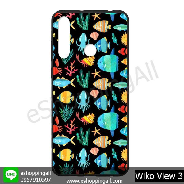 MWI-013A106 Wiko View 3 เคสมือถือวีโก้แบบยางนิ่มพิมพ์ลาย