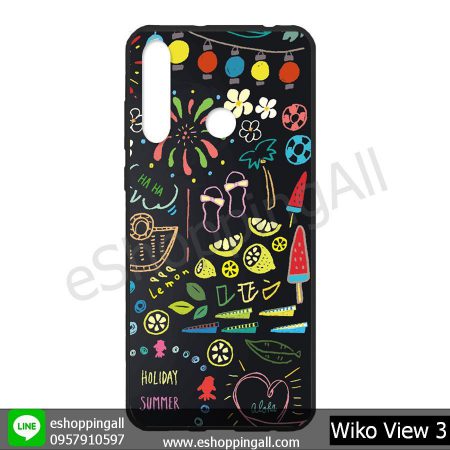 MWI-013A110 Wiko View 3 เคสมือถือวีโก้แบบยางนิ่มพิมพ์ลาย