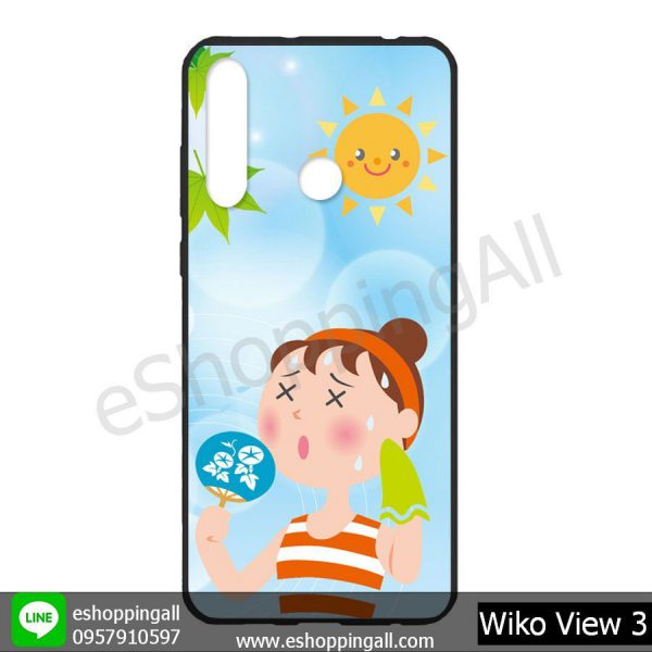 MWI-013A119 Wiko View 3 เคสมือถือวีโก้แบบยางนิ่มพิมพ์ลาย