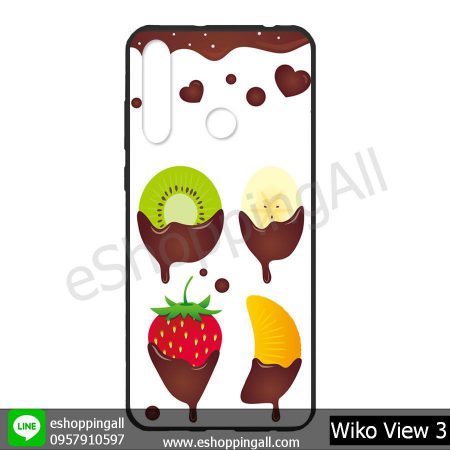 MWI-013A124 Wiko View 3 เคสมือถือวีโก้แบบยางนิ่มพิมพ์ลาย