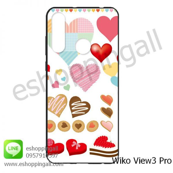 MWI-014A102 Wiko View 3 Pro เคสมือถือวีโก้แบบยางนิ่มพิมพ์ลาย