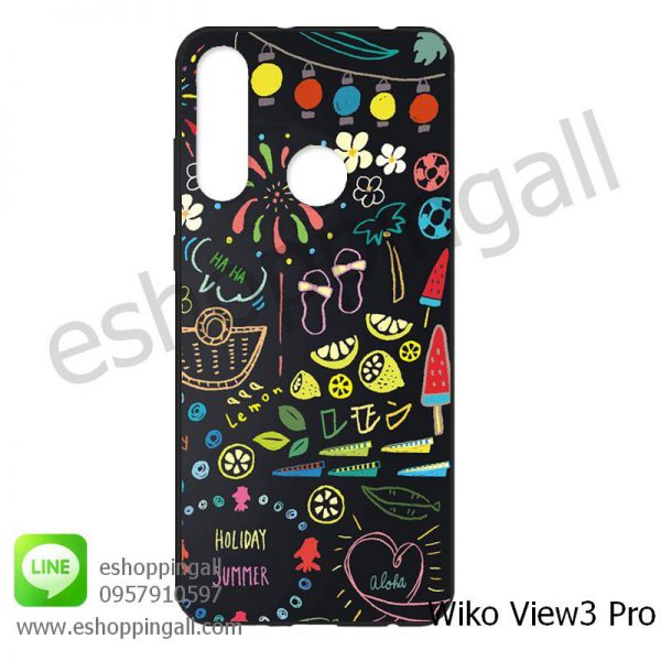 MWI-014A106 Wiko View 3 Pro เคสมือถือวีโก้แบบยางนิ่มพิมพ์ลาย