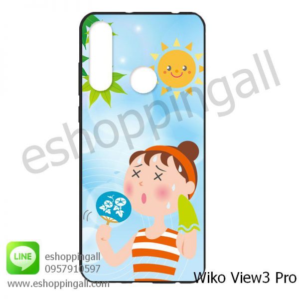 MWI-014A112 Wiko View 3 Pro เคสมือถือวีโก้แบบยางนิ่มพิมพ์ลาย