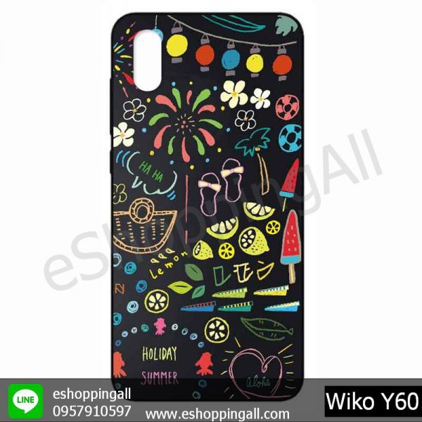 MWI-016A114 Wiko Y60 เคสมือถือวีโก้แบบยางนิ่มพิมพ์ลาย