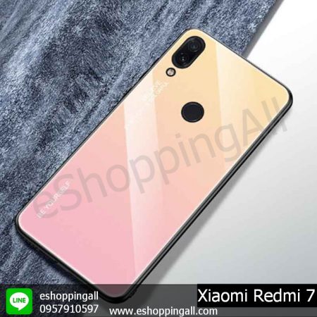 MXI-013A302 Xiaomi Redmi 7 เคสมือถือเสี่ยวมี่แบบแข็งขอบยาง หลังอะคริลิค
