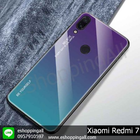 MXI-013A304 Xiaomi Redmi 7 เคสมือถือเสี่ยวมี่แบบแข็งขอบยาง หลังอะคริลิค