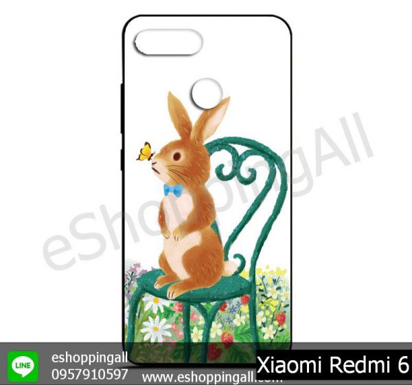 MXI-011A105 Xiaomi Redmi 6 เคสมือถือเสี่ยวมี่ยางนิ่มพิมพ์ลาย