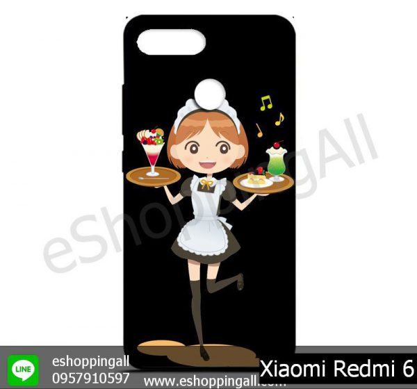 MXI-011A107 Xiaomi Redmi 6 เคสมือถือเสี่ยวมี่ยางนิ่มพิมพ์ลาย