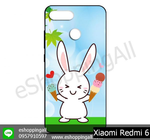 MXI-011A111 Xiaomi Redmi 6 เคสมือถือเสี่ยวมี่ยางนิ่มพิมพ์ลาย