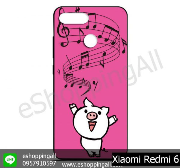 MXI-011A113 Xiaomi Redmi 6 เคสมือถือเสี่ยวมี่ยางนิ่มพิมพ์ลาย