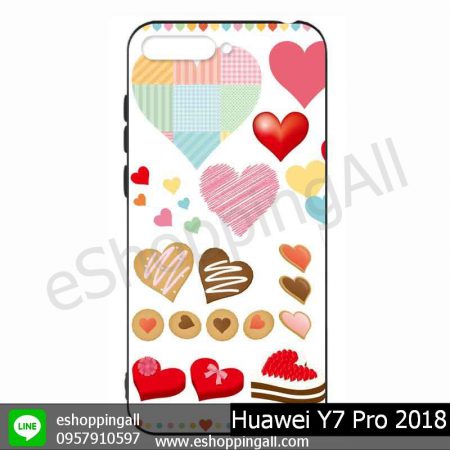 MHW-020A103 Huawei Y7 Pro 2018 เคสมือถือหัวเหว่ยแบบยางนิ่มพิมพ์ลาย